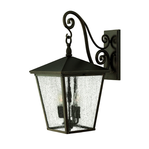 Hinkley Seeded Glass Outdoor Wall Light Bronze by Hinkley Lighting 1435RB