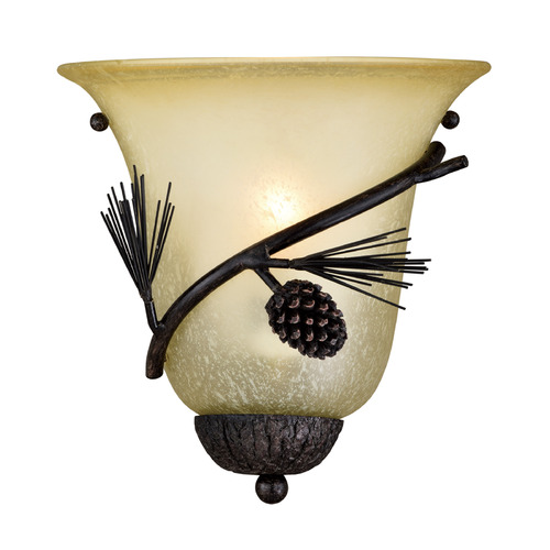 Vaxcel Lighting Vaxcel Lighting Sierra Black Walnut Sconce W0266
