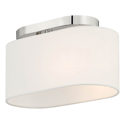 Designers Fountain Lighting Designers Fountain Midtown Polished Nickel Semi-Flushmount Light D253M-SF-PN