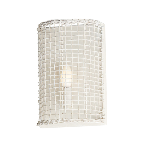 Maxim Lighting Cestino Wall Sconce in Weathered White by Maxim Lighting 22471WWT