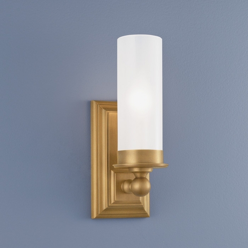 Norwell Lighting Richmond Aged Brass Sconce 9730-AG-MO