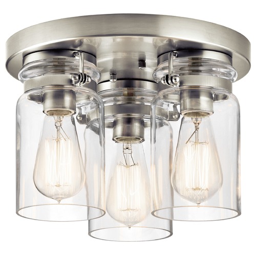 Kichler Lighting Brinley 11.75-Inch Flush Mount by Kichler Lighting 42891NI
