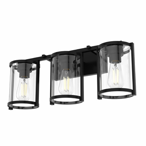 Hunter Fan Company Hunter Fan Company Astwood Matte Black Bathroom Light 48004