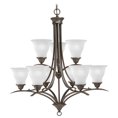 Progress Lighting Trinity 30-Inch Chandelier in Antique Bronze by Progress Lighting P4329-20
