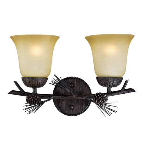 Vaxcel Lighting Vaxcel Lighting Sierra Black Walnut Bathroom Light W0268