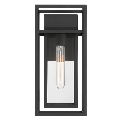 Designers Fountain Lighting Designers Fountain Burton Black Outdoor Wall Light D277M-7EW-BK