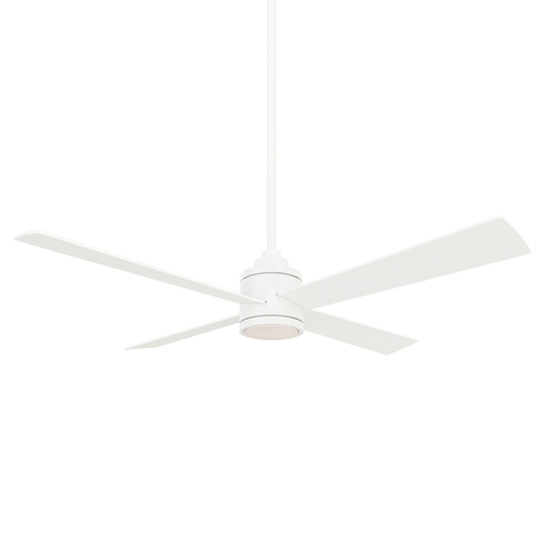 Minka Aire Falco 54-Inch LED Ceiling Fan in Flat White by Minka Aire F796L-WHF