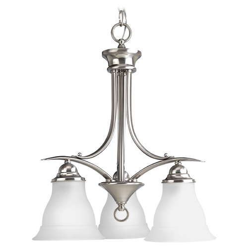 Progress Lighting Trinity 19-Inch Chandelier in Brushed Nickel by Progress Lighting P4324-09