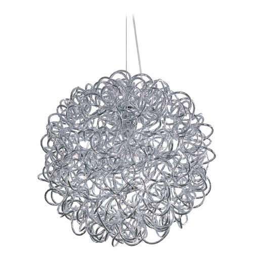 ET2 Lighting Dazed 8-Light LED Pendant in Polished Chrome by ET2 Lighting E32572-PC