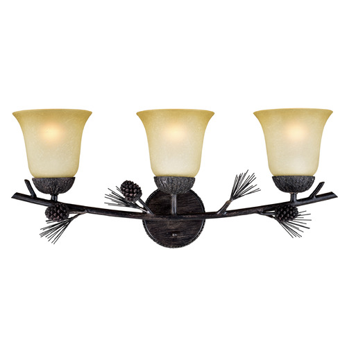 Vaxcel Lighting Vaxcel Lighting Sierra Black Walnut Bathroom Light W0269