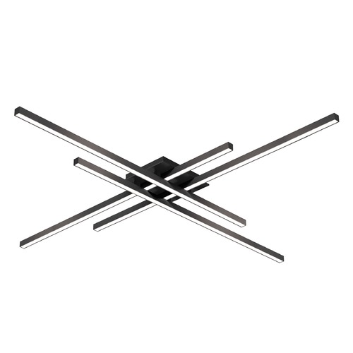Kuzco Lighting Vega Minor Black LED Semi-Flush Mount by Kuzco Lighting FM18247-BK