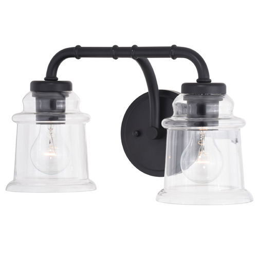Vaxcel Lighting Vaxcel Lighting Toledo Matte Black Bathroom Light W0349