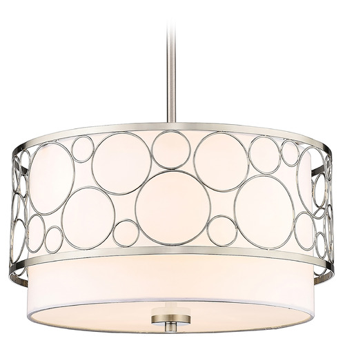 Z-Lite Kendall Brushed Nickel Pendant by Z-Lite 197-17BN