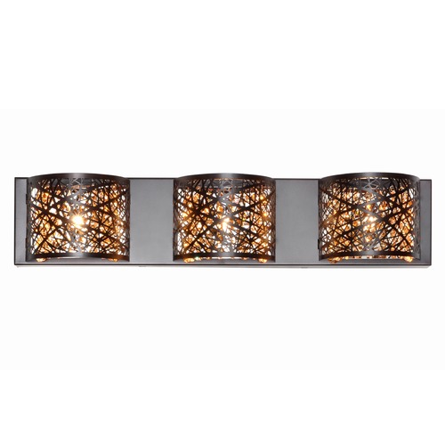 ET2 Lighting Inca 24-Inch LED Vanity Light in Bronze by ET2 Lighting E21316-10BZ/BUL