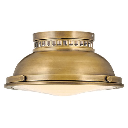 Hinkley Emery 12.75-Inch Heritage Brass Flush Mount by Hinkley Lighting 4081HB