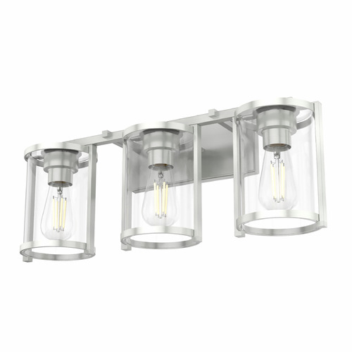Hunter Fan Company Hunter Fan Company Astwood Brushed Nickel Bathroom Light 48007