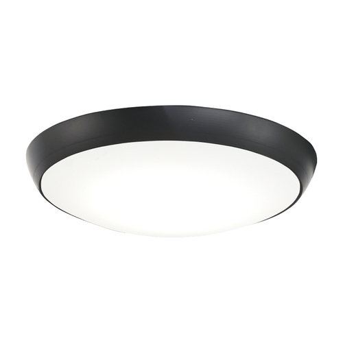 Minka Aire Simple Flush LED Fan Light Kit in Coal Black by Minka Aire K9873L-CL