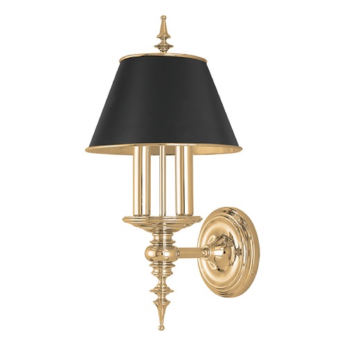 Hudson Valley Lighting Cheshire Aged Brass Wall Sconce by Hudson Valley Lighting 9501-AGB