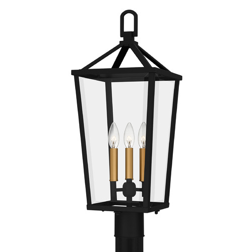 Quoizel Lighting Quoizel Lighting Hull Matte Black Post Light HUL9009MBK
