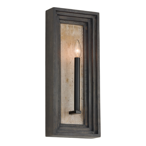 Capital Lighting Dunn Wall Sconce in Espresso Stain & Black by Capital Lighting 654011EB