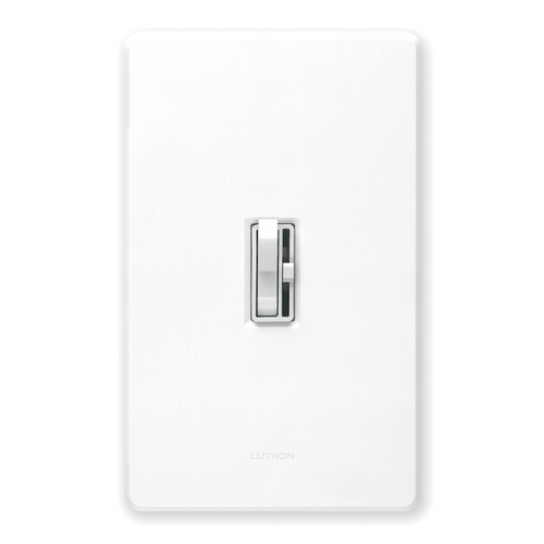 Lutron Dimmer Controls Ariadni Magnetic Low-Voltage Preset Toggle Dimmer in White 450W AYLV-603P-WH