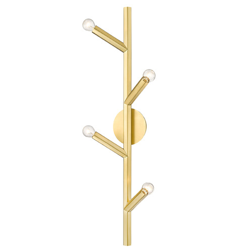 Avenue Lighting Oaks Brushed Brass Sconce by Avenue Lighting HF8884-BB