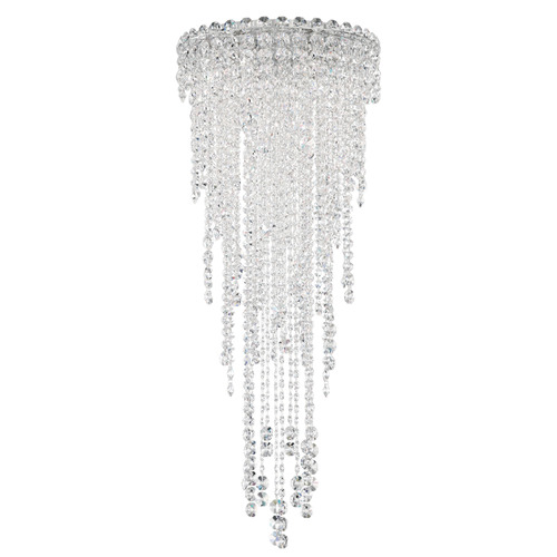 Schonbek Lighting Schonbek Worldwide Lighting Chantant Polished Stainless Steel Flushmount Light CH1202N-401O