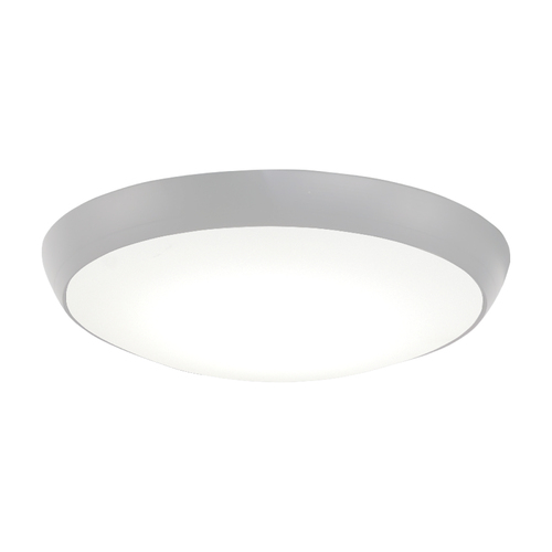 Minka Aire Simple Flush LED Fan Light Kit in Grey by Minka Aire K9873L-GRY