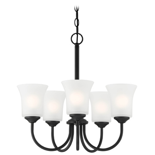 Designers Fountain Lighting Designers Fountain Bronson Matte Black Chandelier D278M-5CH-MB