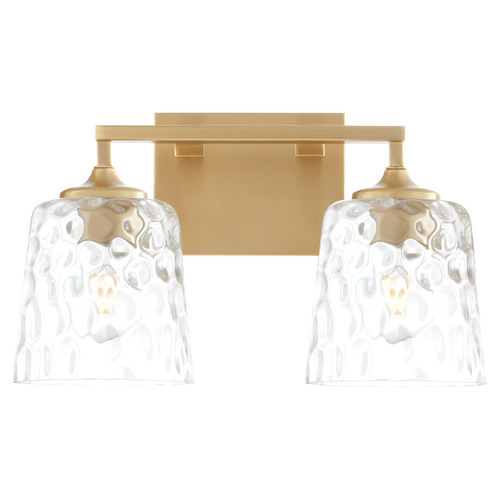 Quorum Lighting Eldorado Aged Brass Bathroom Light by Quorum Lighting 5005-2-180