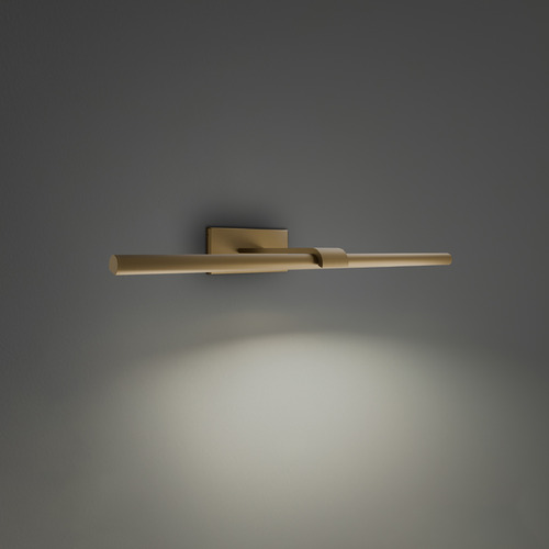 Modern Forms by WAC Lighting Modern Forms Inlet Aged Brass LED Picture Light PL-48524-30-AB