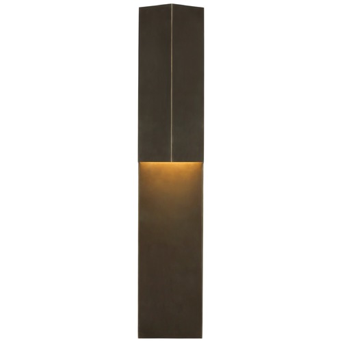 Visual Comfort Signature Collection Kelly Wearstler Rega Folded Sconce in Bronze by Visual Comfort Signature KW2782BZ
