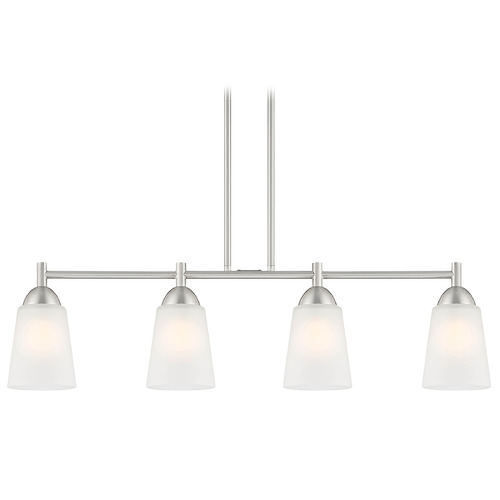 Designers Fountain Lighting Designers Fountain Malone Brushed Nickel Island Light D267M-IS-BN