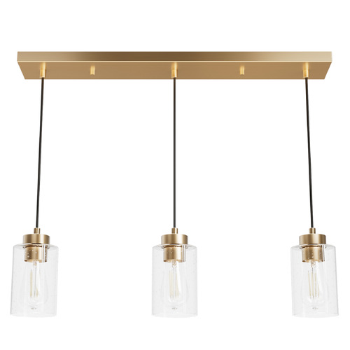 Hunter Fan Company Hunter Fan Company Hartland Alturas Gold Multi-Light Pendant with Cylindrical Shade 13069