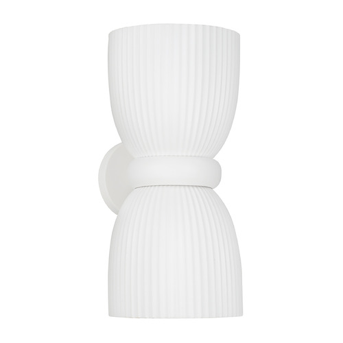 Capital Lighting Mallory Wall Sconce in Ceramic White by Capital Lighting 656121CE