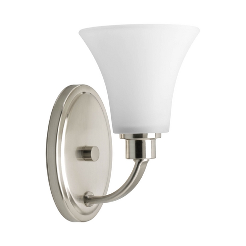 Progress Lighting Joy Sconce in Brushed Nickel by Progress Lighting P2000-09