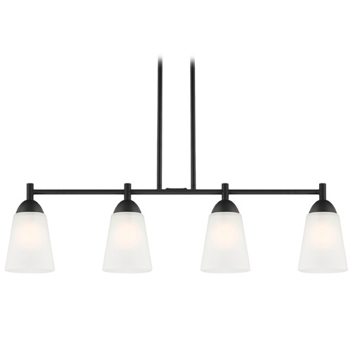 Designers Fountain Lighting Designers Fountain Malone Matte Black Island Light D267M-IS-MB