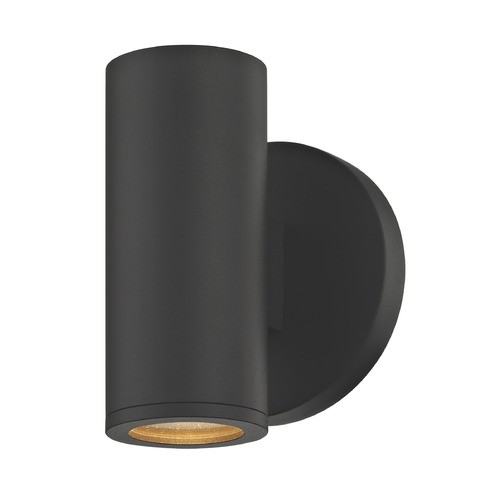 Design Classics Lighting Black Outdoor Wall Light Cylinder Down Light 1771-07