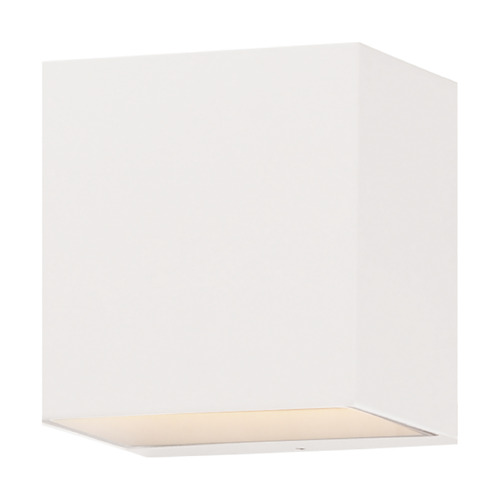 ET2 Lighting Blok 4.75-Inch LED Outdoor Wall Sconce in White by ET2 Lighting E23216-WT