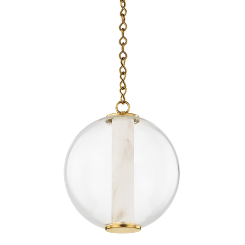 Corbett Lighting Pietra 12-Inch LED Pendant in Vintage Brass by Corbett Lighting 432-12-VB