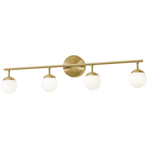 AFX Lighting Afx Lighting Pearl Satin Brass LED Bathroom Light PRLV3208L30D1SB
