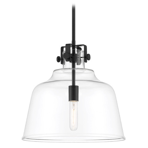 Designers Fountain Lighting Designers Fountain Porter Matte Black Pendant Light with Bowl / Dome Shade D246M-15P-MB
