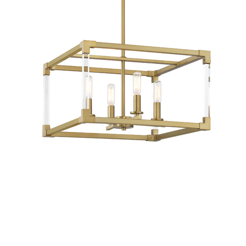 Minka Lavery Oro District 4-Light Pendant in Soft Brass by Minka Lavery 1458-695