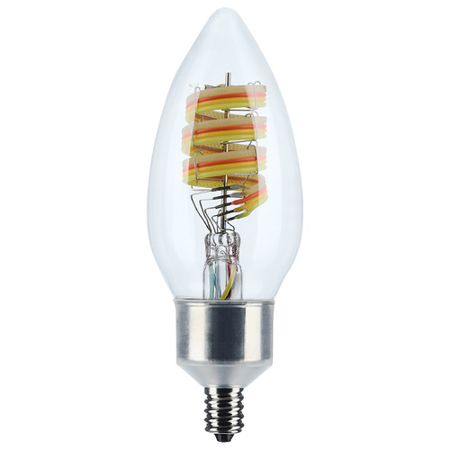 Satco Lighting Starfish 4W B11 2700K-5000K RGB & Tunable LED Bulb by Satco Lighting S11242
