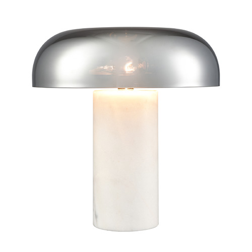 Elk Lighting Elk Lighting Regina White & Chrome Desk Lamp H0019-11089