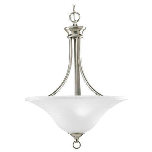 Progress Lighting Trinity Pendant in Brushed Nickel by Progress Lighting P3474-09