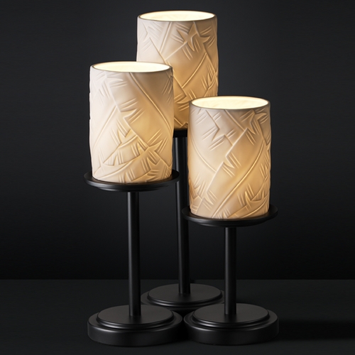 Justice Design Group Limoges Collection Table Lamp by Justice Design Group POR-8797-10-BANL-MBLK