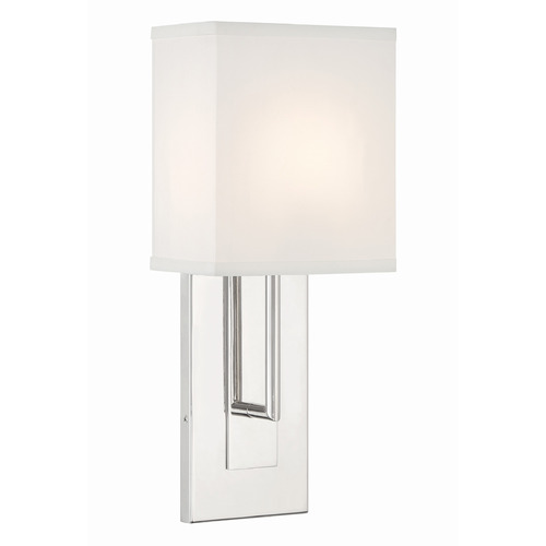 Crystorama Lighting Crystorama Lighting Brent Polished Nickel Sconce BRE-A3631-PN