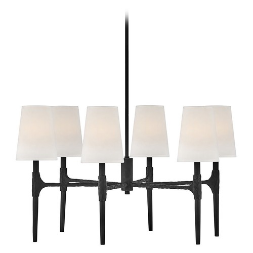 Hinkley Beaumont 6-Light in Black Chandelier by Hinkley Lighting 4466BK