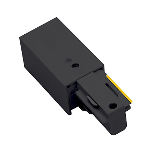 WAC Lighting W Track 120V Right Live End Connector in Black by WAC Lighting WEDR-BK